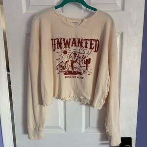 Octopied Mind Crop Waffle Tee